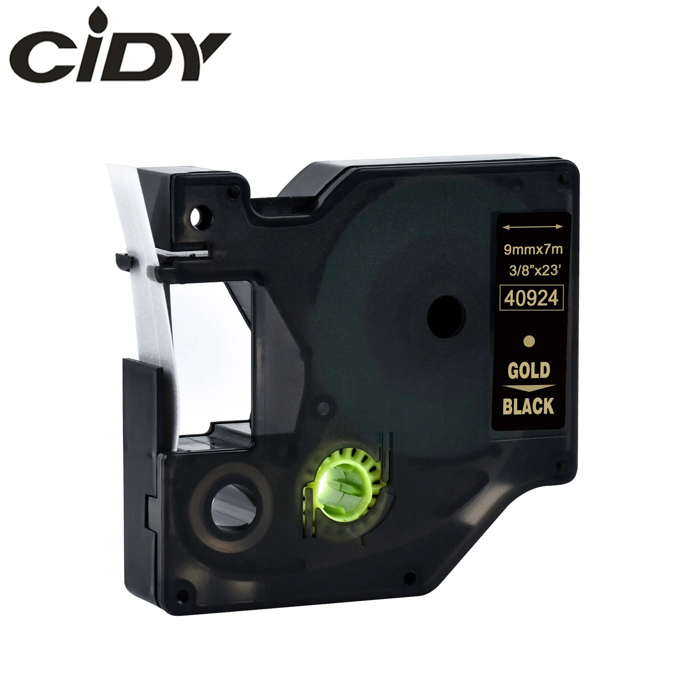 Cidy 40924 совместимый Dymo D1 менеджер 9 мм Золотой на черном для Dymo принтер этикетки лента для Dymo Label manager LM 160 280
Cidy 40924 совместимый Dymo D1 менеджер 9 мм Золотой на черном для Dymo принтер этикетки лента для Dymo Label manager LM 160 280