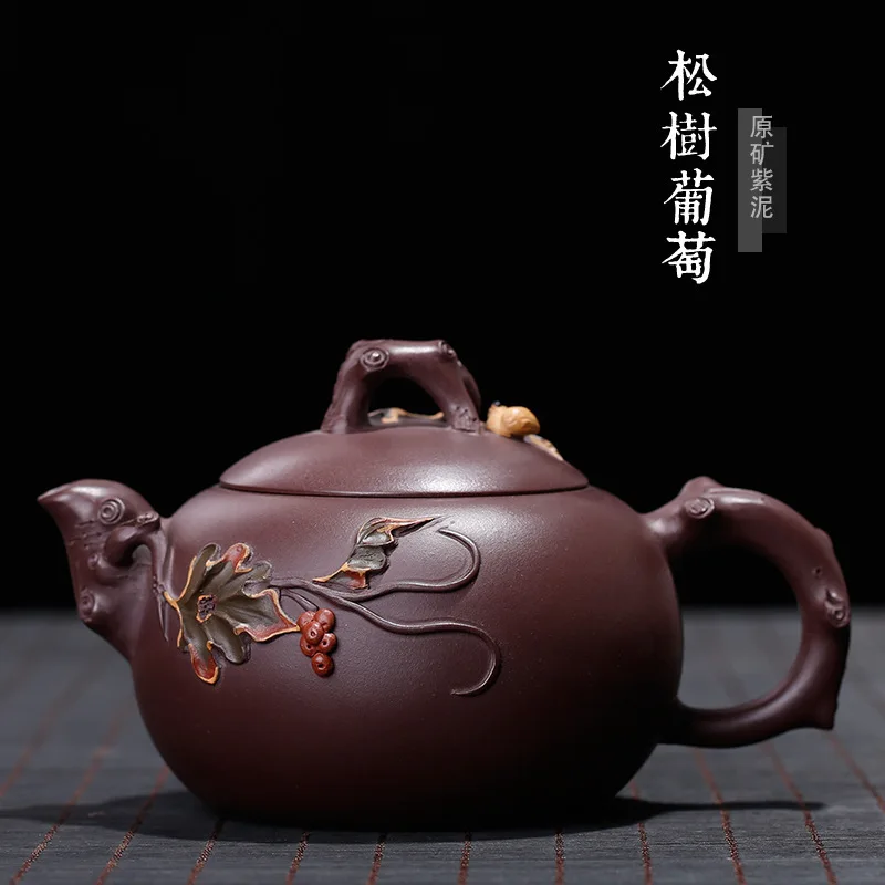 Yixing Zishahuyuan Шахта старая фиолетовая грязевая Белка Виноград чистый цветы ручная роспись Cao Zhigang известный горшок доставка
Yixing Zishahuyuan Шахта старая фиолетовая грязевая Белка Виноград чистый цветы ручная роспись Cao Zhigang известный горшок доставка