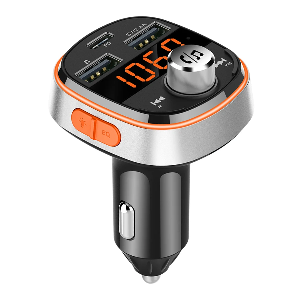Автомобильный Bluetooth MP3-плеер BC51, беспроводной автомобильный FM-передатчик, автомобильное зарядное устройство, режим Hands-Free EQ с двумя USB-портам...
Автомобильный Bluetooth MP3-плеер BC51, беспроводной автомобильный FM-передатчик, автомобильное зарядное устройство, режим Hands-Free EQ с двумя USB-портам...