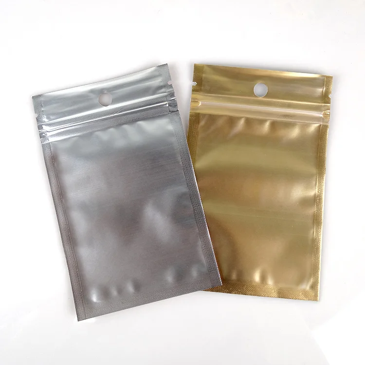 8*13cm Golden / Clear Self Sealed Zipper Plastic Retail Packaging Pack Bag Zip Lock Storage Bag Retail Package With Hang Hole
8*13cm Golden / Clear Self Sealed Zipper Plastic Retail Packaging Pack Bag Zip Lock Storage Bag Retail Package With Hang Hole