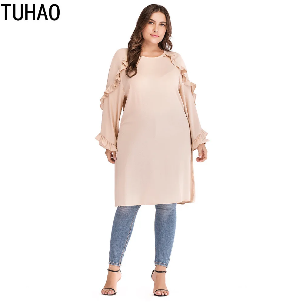 TUHAO Plus Size 5XL 4XL 3XL Women Dress SPRING Oversize Dresses Sexy Elegant Fashion Elegant Office Lady Ruffles Dress CMFS
TUHAO Plus Size 5XL 4XL 3XL Women Dress SPRING Oversize Dresses Sexy Elegant Fashion Elegant Office Lady Ruffles Dress CMFS