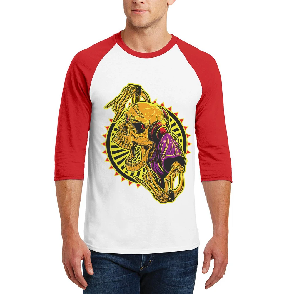 2019 New Arrival Men Tops Tees 3/4 Raglan Sleeve Skull Printing T Shirt Man Gold Design Men T-Shirt Mens Brand O-Neck T Shirts
2019 New Arrival Men Tops Tees 3/4 Raglan Sleeve Skull Printing T Shirt Man Gold Design Men T-Shirt Mens Brand O-Neck T Shirts