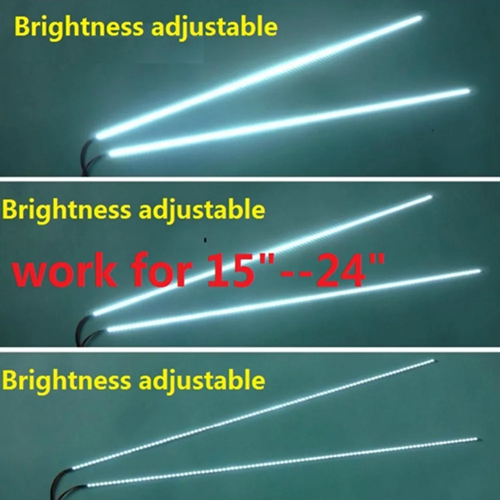 24 Inch adjustable light LED backlight kit 540mm,work for 15"17"19"22"22 inch 24",upgrade LCD screen to LED Monitor
24 Inch adjustable light LED backlight kit 540mm,work for 15"17"19"22"22 inch 24",upgrade LCD screen to LED Monitor