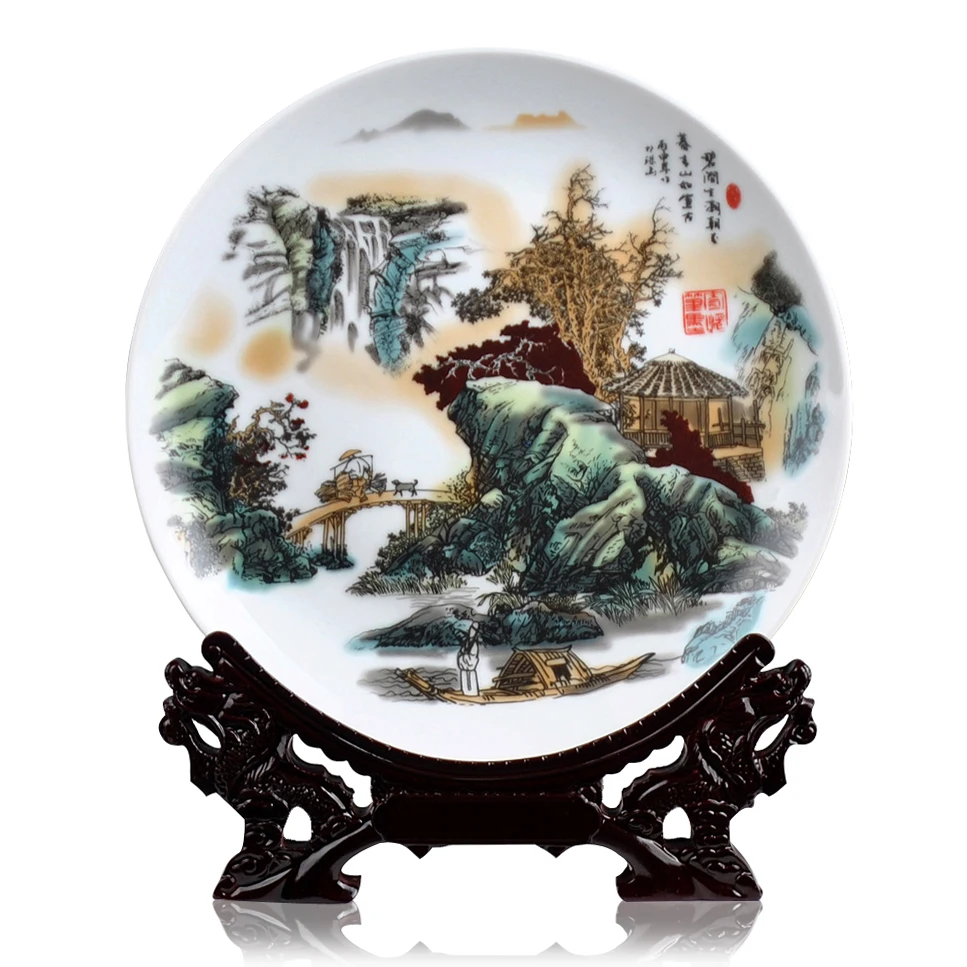 landscape painting, decorative plates, plates, hanging plates, modern home decoration, handicrafts, furnishings
landscape painting, decorative plates, plates, hanging plates, modern home decoration, handicrafts, furnishings