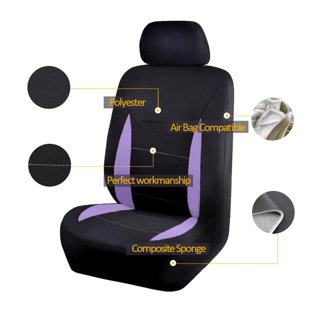 Polyster Fabric Material Car Seat Covers Full Set Universal Fit Auto Interior Accessories Decoration Protector Cover Car-Styling
Polyster Fabric Material Car Seat Covers Full Set Universal Fit Auto Interior Accessories Decoration Protector Cover Car-Styling