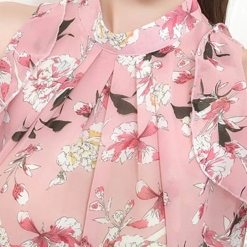 Ladies Summer Blouses Floral Print Women Shirts Tops Flare Long Sleeve Chiffon Blusas Feminina Off Shoulder Blouse Mujer
Ladies Summer Blouses Floral Print Women Shirts Tops Flare Long Sleeve Chiffon Blusas Feminina Off Shoulder Blouse Mujer