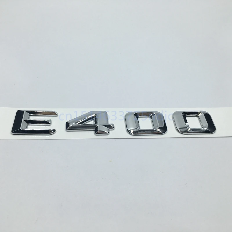 Car-styling Trunk Lid Rear Emblem Badge Chrome ABS Letters E 400 for Mercedes Benz E Class E400
Car-styling Trunk Lid Rear Emblem Badge Chrome ABS Letters E 400 for Mercedes Benz E Class E400