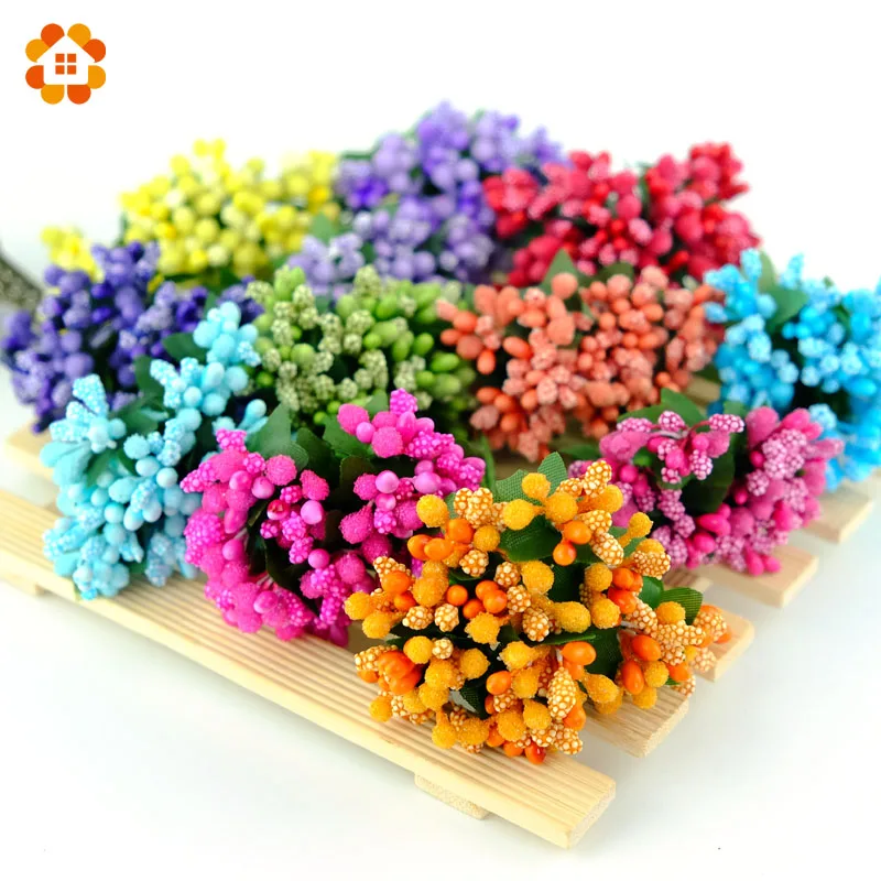 12pcs Artificial Stamen Bud Berry DIY Crafts flower for Wedding Party Candy Box Decoration Scrapbooking wreaths Fake Flowers
12pcs Artificial Stamen Bud Berry DIY Crafts flower for Wedding Party Candy Box Decoration Scrapbooking wreaths Fake Flowers