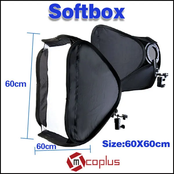 Mcoplus 24" 60x60cm Flash Bracket Photography Studio Soft Box for Nikon SB900 SB600 & Canon 430EX 580EX II YN-560 II III
Mcoplus 24" 60x60cm Flash Bracket Photography Studio Soft Box for Nikon SB900 SB600 & Canon 430EX 580EX II YN-560 II III