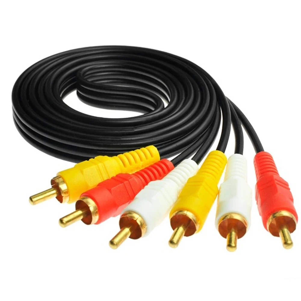 5 м аудио видео кабель штекер к штекеру 3RCA к 3RCA Аудио Видео AV кабель для DVD TV
5 м аудио видео кабель штекер к штекеру 3RCA к 3RCA Аудио Видео AV кабель для DVD TV