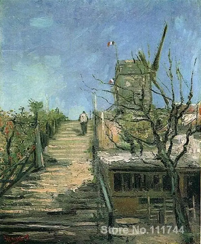 Wall art Windmill on Montmartre by Vincent Van Gogh paintings on canvas Handmade High quality
Wall art Windmill on Montmartre by Vincent Van Gogh paintings on canvas Handmade High quality