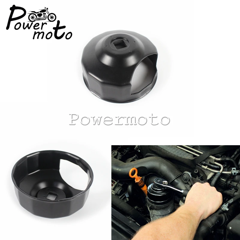 Black Motorcycle Steel Oil Filter Wrench End Cap Wrench Tool 76mm 14 Flutes For Harley XG Model 2015-Up AC Purolator STP Mazda
Black Motorcycle Steel Oil Filter Wrench End Cap Wrench Tool 76mm 14 Flutes For Harley XG Model 2015-Up AC Purolator STP Mazda