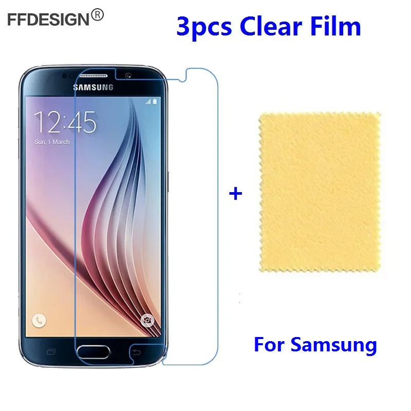 Прозрачная защитная пленка для ЖК экрана Samsung Galaxy S8 Plus S3 S4 S5 Mini Note 5 4 3 2 S6 S7