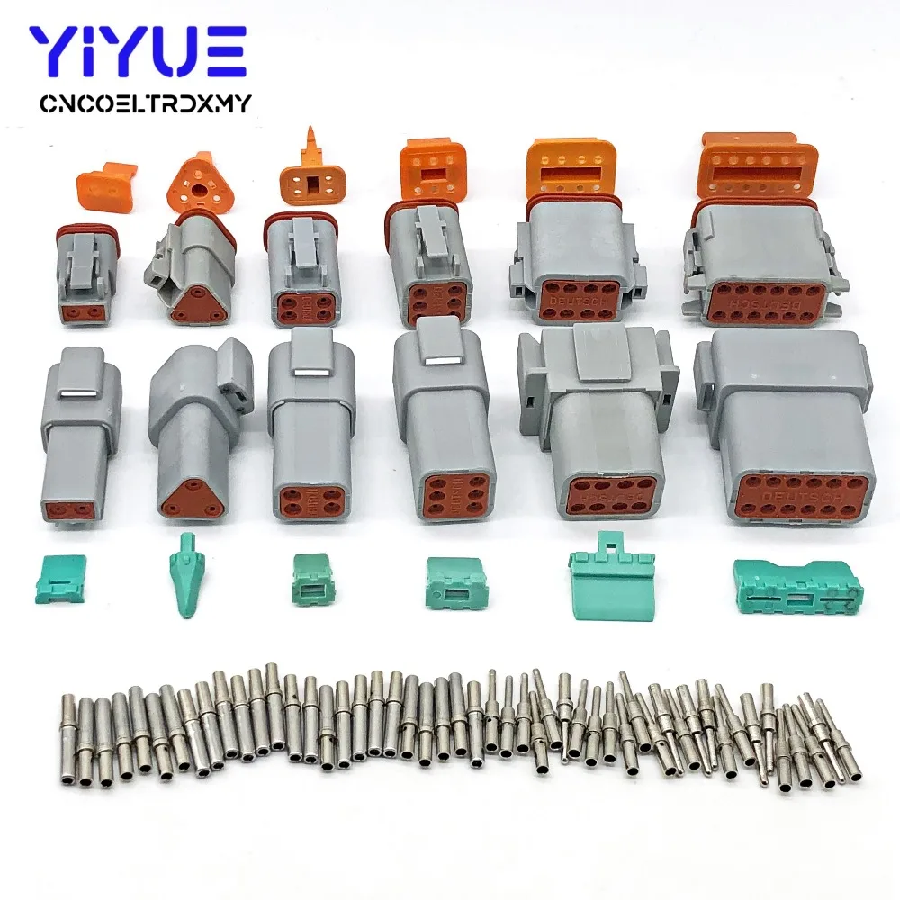 1 Sets Deutsch DT 2 3 4 6 8 12 Pin Male Female Auto Waterproof Connector Automotive Sealed Plug With Solid Pins Size 16-20 AWG
1 Sets Deutsch DT 2 3 4 6 8 12 Pin Male Female Auto Waterproof Connector Automotive Sealed Plug With Solid Pins Size 16-20 AWG