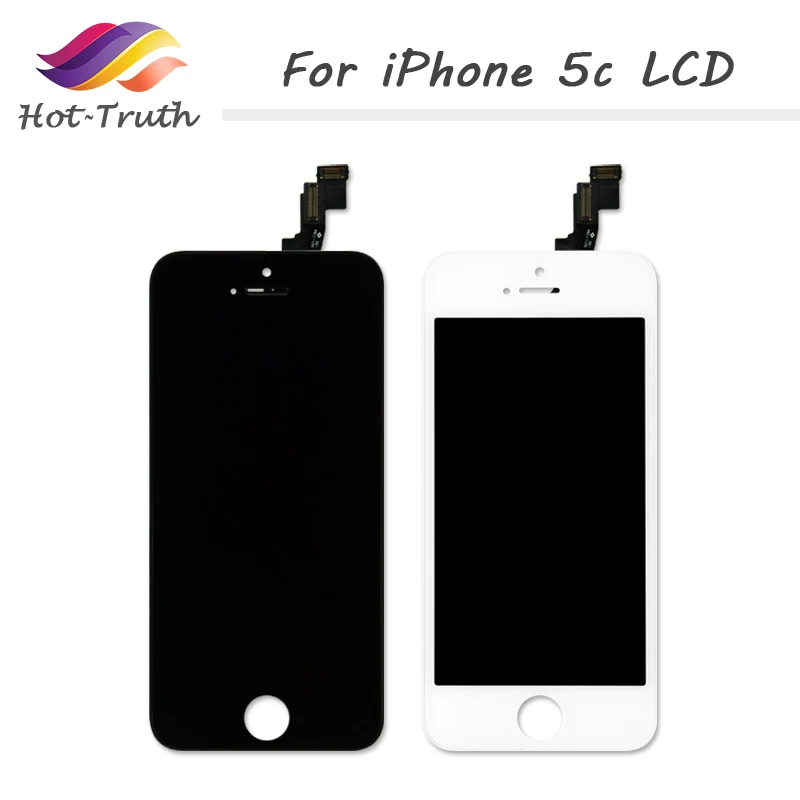 50 шт./лот Оптовая цена без битых пикселей ЖК дисплей для iPhone 5c OEM сенсорный экран
