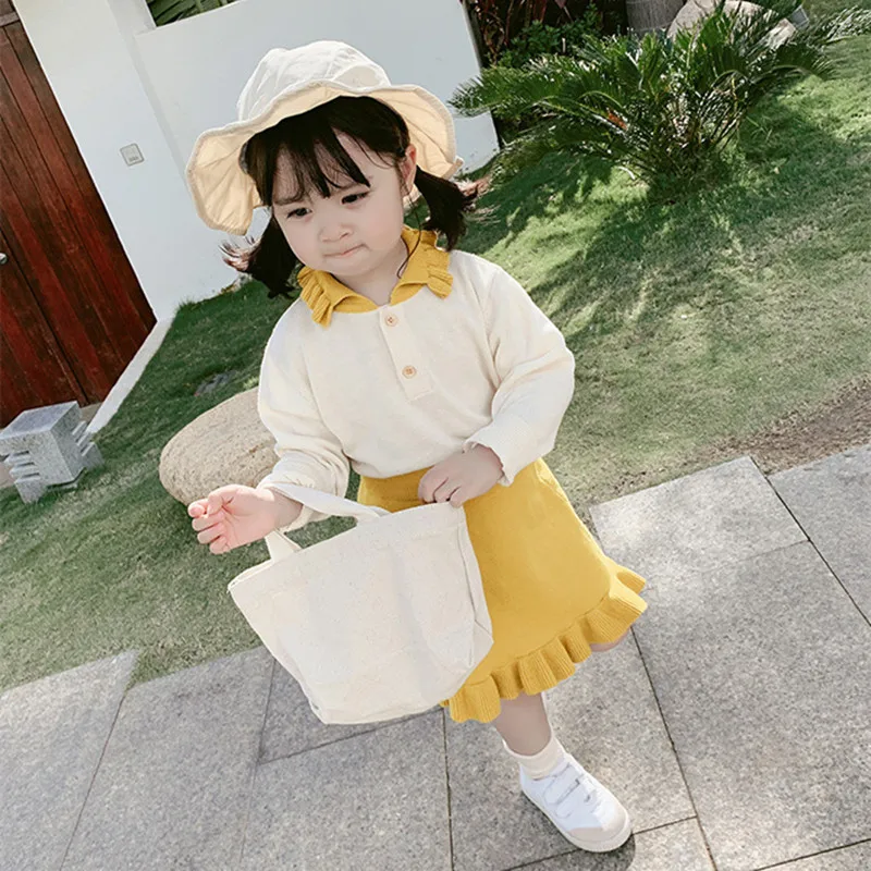 Kids Clothes Set Fashion Autumn Baby Girl Long Sleeve Wood Ear Knitted Sweater Top+Skirt 2pc Princess Children Clothing Sets
Kids Clothes Set Fashion Autumn Baby Girl Long Sleeve Wood Ear Knitted Sweater Top+Skirt 2pc Princess Children Clothing Sets