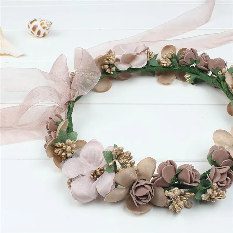 Bohemia Handmade Floral Headband Girl Flower Hairband Bridal Headdress Women Flower Crown Wedding Garland Hair Accessory
Bohemia Handmade Floral Headband Girl Flower Hairband Bridal Headdress Women Flower Crown Wedding Garland Hair Accessory