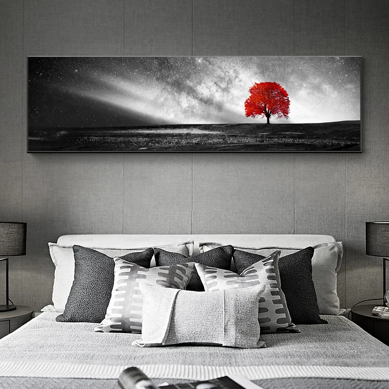 HD Print Painting Black And White Red Tree Cuadros Landscape Canvas Wall Art Home Decor For Living Room Wall Picture
HD Print Painting Black And White Red Tree Cuadros Landscape Canvas Wall Art Home Decor For Living Room Wall Picture