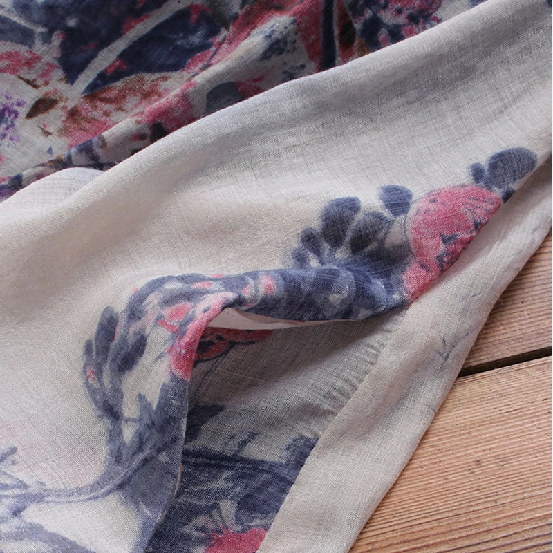 Vintage M-5XL Summer Plus size Long Dress 2019 Big size Casual Women Print Loose Dress Cotton and Linen Large size Maxi Dresses
Vintage M-5XL Summer Plus size Long Dress 2019 Big size Casual Women Print Loose Dress Cotton and Linen Large size Maxi Dresses