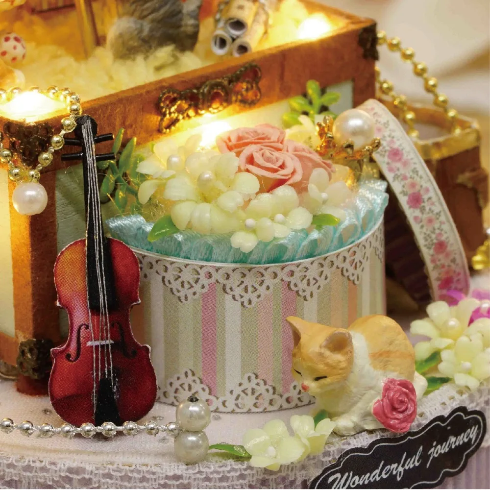 Candy Cat Doll House Explosion CASA DE BONECA POPPENHUIS Box Accessories Miniature Dollhouse Kit Toys
Candy Cat Doll House Explosion CASA DE BONECA POPPENHUIS Box Accessories Miniature Dollhouse Kit Toys