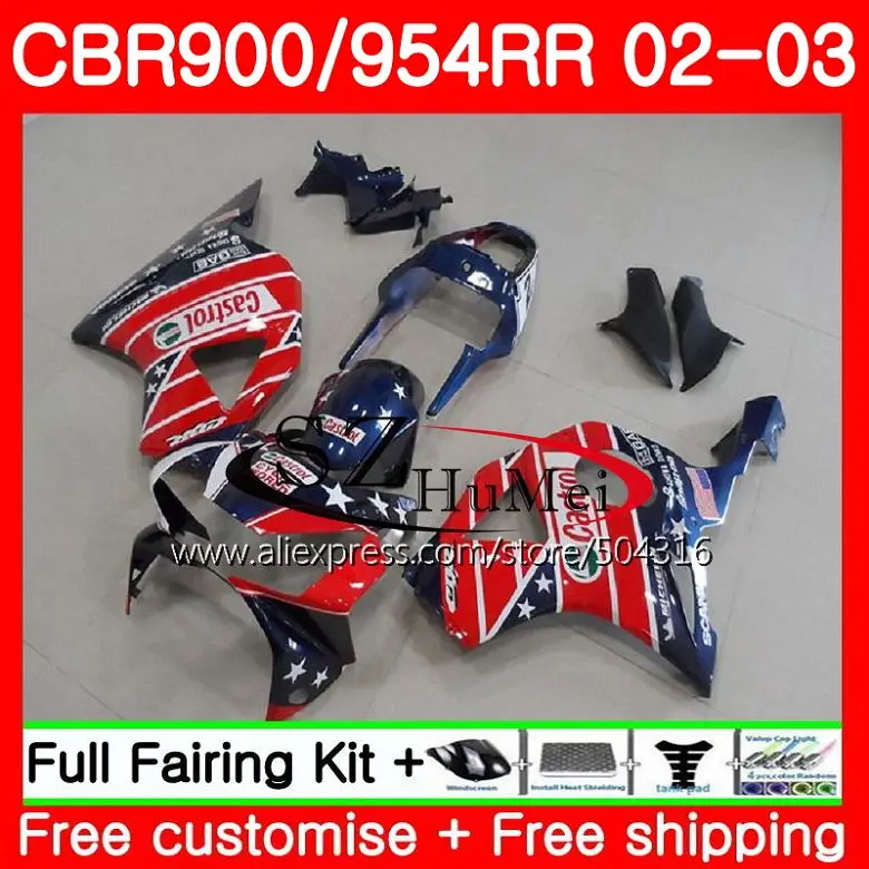 Body For HONDA CBR900RR CBR 954 RR CBR900 RR 55SH20 CBR 900RR CBR954RR TOP red blue CBR954 RR 02 03 CBR 954RR 2002 2003 Fairings
Body For HONDA CBR900RR CBR 954 RR CBR900 RR 55SH20 CBR 900RR CBR954RR TOP red blue CBR954 RR 02 03 CBR 954RR 2002 2003 Fairings