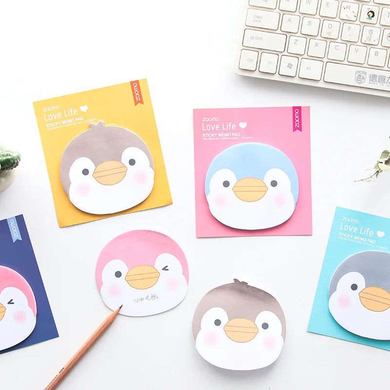 Creative cute penguin Adhesive Memo Pad Sticky Notes Notepad Bookmark School Office Supply Stationery Escolar Papelaria
Creative cute penguin Adhesive Memo Pad Sticky Notes Notepad Bookmark School Office Supply Stationery Escolar Papelaria