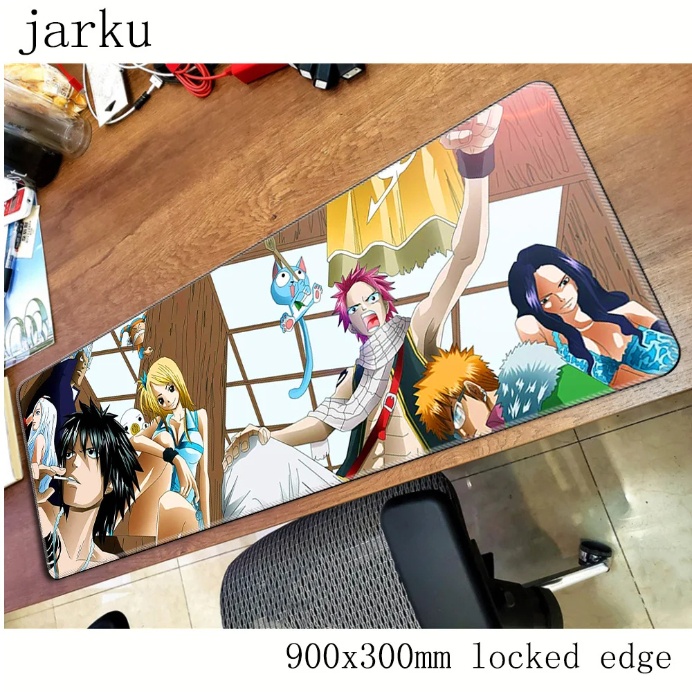 Fairy Tail pad mouse computador gamer mause pad 900x300X2MM padmouse big locked edge mousepad ergonomic gadget office desk mats
Fairy Tail pad mouse computador gamer mause pad 900x300X2MM padmouse big locked edge mousepad ergonomic gadget office desk mats