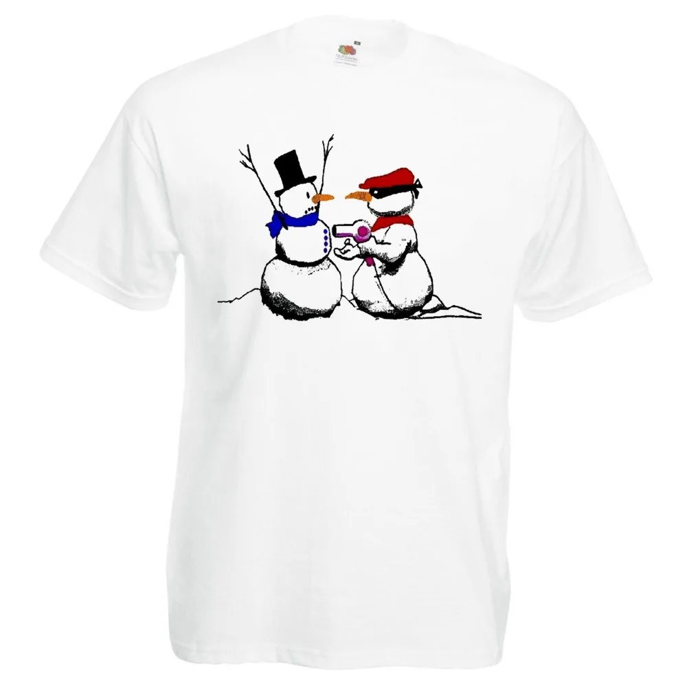 New Design Cotton Male Tee Shirt Designing Funny White Snowman Robber Dtg Christmas T Shirt Mens Gift Idea Tshirt design T-Shirt
New Design Cotton Male Tee Shirt Designing Funny White Snowman Robber Dtg Christmas T Shirt Mens Gift Idea Tshirt design T-Shirt