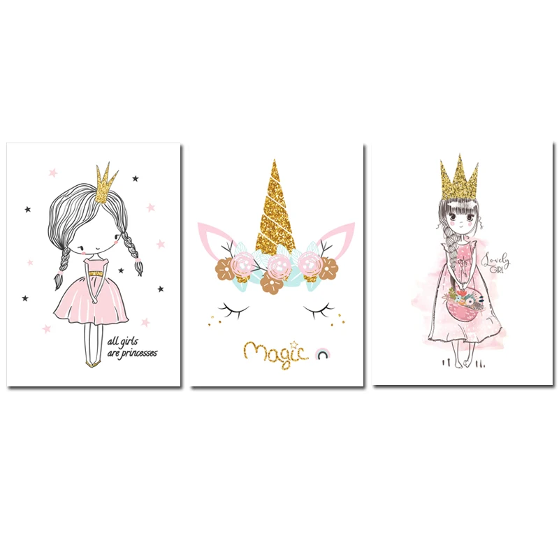 Kids Room Cartoon Wall Art Watercolor Canvas Painting Nordic Posters Prints Baby Room Unicorn Decoracion Picture Unframed
Kids Room Cartoon Wall Art Watercolor Canvas Painting Nordic Posters Prints Baby Room Unicorn Decoracion Picture Unframed