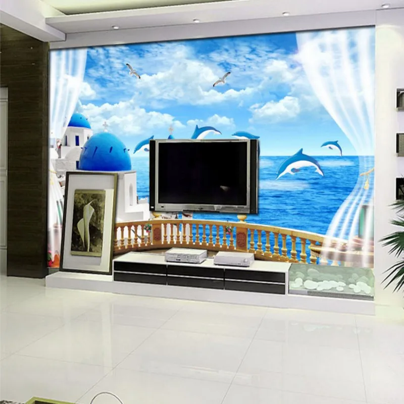 photo wallpaper HD wallpaper 3D space expansion Aegean dolphin background wall decoration painting Mural custom wallpaper
photo wallpaper HD wallpaper 3D space expansion Aegean dolphin background wall decoration painting Mural custom wallpaper