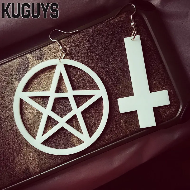 Cross Drop Dangle Earrings for Women HipHop Pentagram Large Acrylic Jewelry Party Birthday Accessories
Cross Drop Dangle Earrings for Women HipHop Pentagram Large Acrylic Jewelry Party Birthday Accessories
