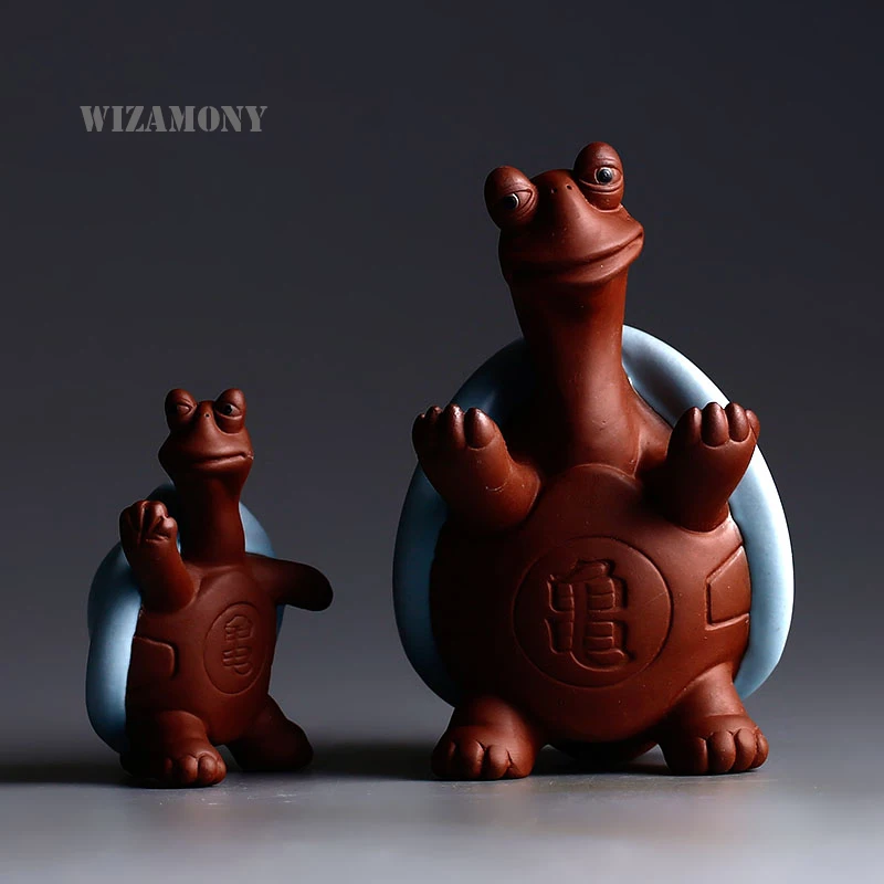 Традиционная чайная черепаха WIZAMONY для домашних животных, увеличивающая жизнь, китайская фиолетовая глина, глазурованная буддистская искус...
Традиционная чайная черепаха WIZAMONY для домашних животных, увеличивающая жизнь, китайская фиолетовая глина, глазурованная буддистская искус...