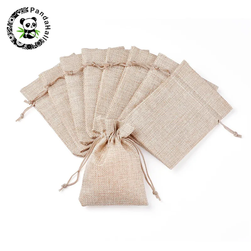 100pc Jute Gift Bags Burlap Bag Jewelry bag Packing Drawstring Pouches for Packaging Favor Candy Present Jewelry Display 14x10cm
100pc Jute Gift Bags Burlap Bag Jewelry bag Packing Drawstring Pouches for Packaging Favor Candy Present Jewelry Display 14x10cm