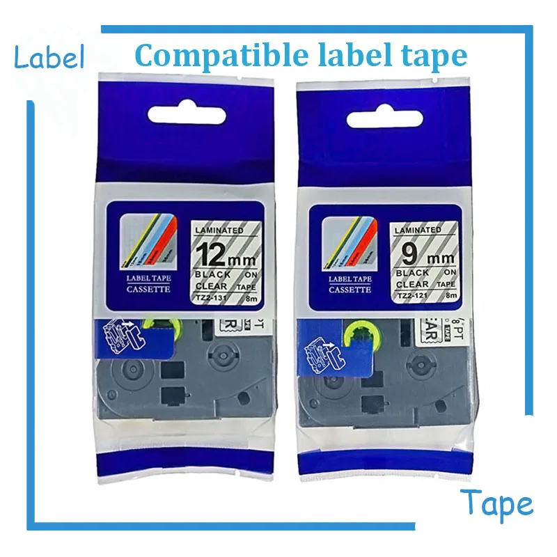2pcs mix TZe131 tze121 tz Laminated Label Compatible Brother tze tape 9mm 12mm Black on Clear
2pcs mix TZe131 tze121 tz Laminated Label Compatible Brother tze tape 9mm 12mm Black on Clear