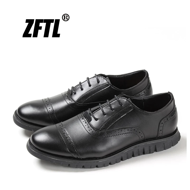Новинка мужские классические туфли ZFTL деловые британская кожаная Свадебная