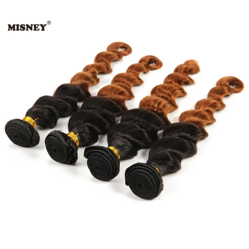 Misney Non Remy Human Hair Extensions Loose Deep Wave Brazilian Hair Ombre Two Tone 1B/30 4 bundle Healthy Natural Hair Weft
Misney Non Remy Human Hair Extensions Loose Deep Wave Brazilian Hair Ombre Two Tone 1B/30 4 bundle Healthy Natural Hair Weft