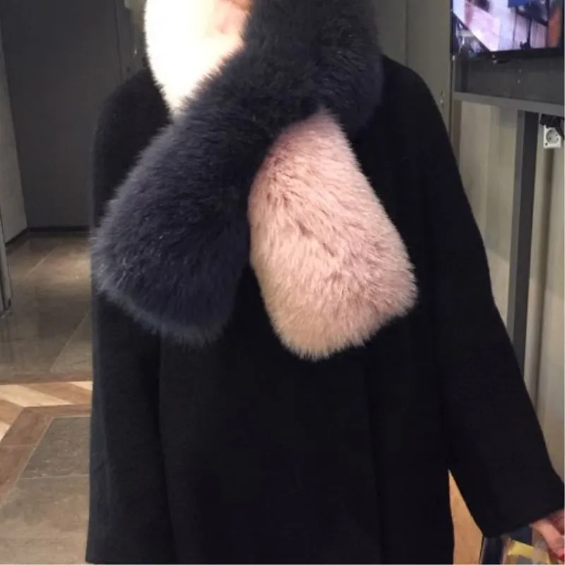 Natural Fur Fox Fur Scarf Girl in Winter Long Fox Shawl Collar Genuine Leather Grass Warm Scarf Down Jacket Hat Oversized Fur
Natural Fur Fox Fur Scarf Girl in Winter Long Fox Shawl Collar Genuine Leather Grass Warm Scarf Down Jacket Hat Oversized Fur