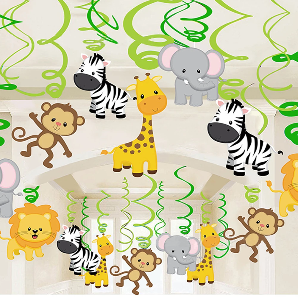 30pcs PVC Ornament Gift Cartoon Zoo Backdrops Cute Kids Baby Shower Party Decor Birthday Hanging Swirl Set Home Jungle Theme
30pcs PVC Ornament Gift Cartoon Zoo Backdrops Cute Kids Baby Shower Party Decor Birthday Hanging Swirl Set Home Jungle Theme