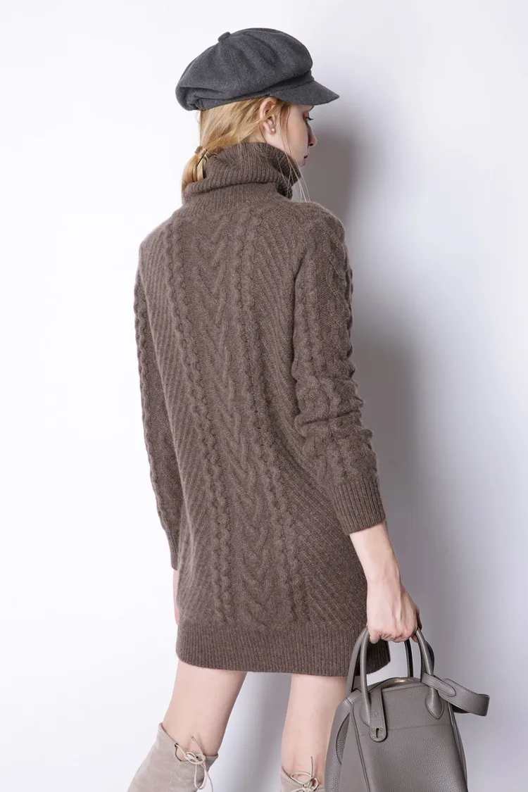 Women Sweater 2019 New Fashion Double Thickening Loose Turtleneck Cashmere Sweater Female Knit Cashmere Pullover Long Sweater
Women Sweater 2019 New Fashion Double Thickening Loose Turtleneck Cashmere Sweater Female Knit Cashmere Pullover Long Sweater
