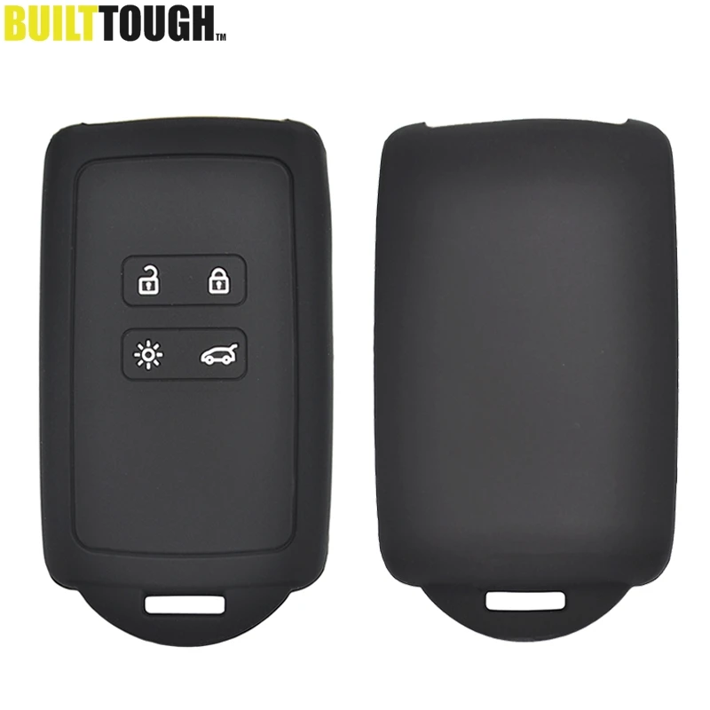 4 Button Silicone Key Case Cover for Renault Koleos Kadjar Megane Talisman Captur Espace Clio 2016-2019 key Ring chain Fob Shell
4 Button Silicone Key Case Cover for Renault Koleos Kadjar Megane Talisman Captur Espace Clio 2016-2019 key Ring chain Fob Shell