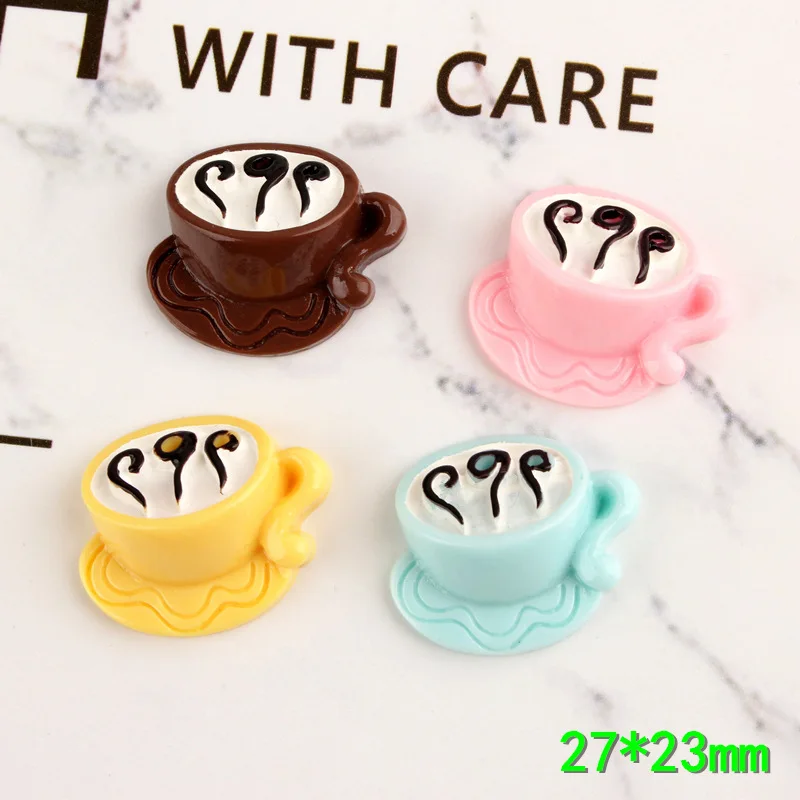 Newest 50pcs 27*23MM Lovely Coffee Tea Cup Shape DIY Jewelry Findings Flatback Resin Cabochons Ornament Accessories Button Patch
Newest 50pcs 27*23MM Lovely Coffee Tea Cup Shape DIY Jewelry Findings Flatback Resin Cabochons Ornament Accessories Button Patch