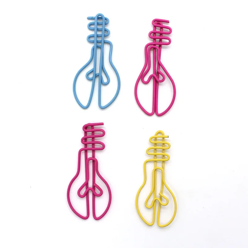 Cute cartoon Creative Lamp Shape Paper clip Bookmark folder Shape paper clips Memo clip School supplies office supplies JUGAL
Cute cartoon Creative Lamp Shape Paper clip Bookmark folder Shape paper clips Memo clip School supplies office supplies JUGAL