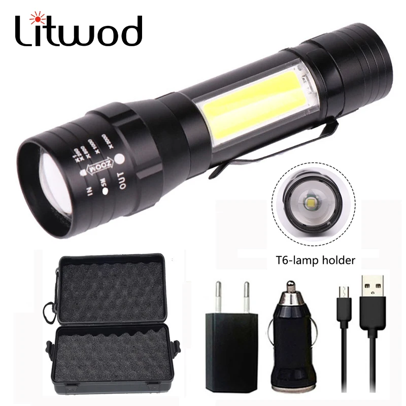 Светодиодный фонарик Litwod CREE XM-L2 T6 Z203101 со встроенным аккумулятором, алюминиевый фонарик Фонарь из сплава для кемпинга
Светодиодный фонарик Litwod CREE XM-L2 T6 Z203101 со встроенным аккумулятором, алюминиевый фонарик Фонарь из сплава для кемпинга