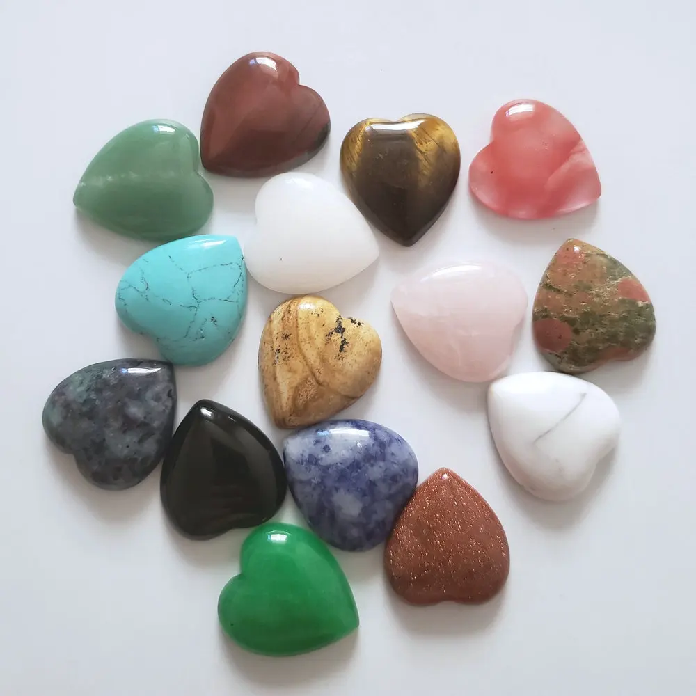 2018 HOT top quality Assorted natural stone mix heart shape cab cabochons beads for jewelry making 25mm wholesale 20pcs/lot free
2018 HOT top quality Assorted natural stone mix heart shape cab cabochons beads for jewelry making 25mm wholesale 20pcs/lot free