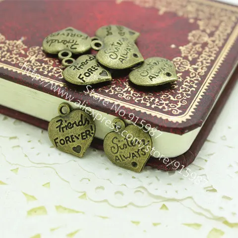 Sweet Bell Wholesale 50PCS/lot 11*15 mm Two Color Vintage Metal Alloy double letters Charm Jewelry Heart Charms D0089
Sweet Bell Wholesale 50PCS/lot 11*15 mm Two Color Vintage Metal Alloy double letters Charm Jewelry Heart Charms D0089