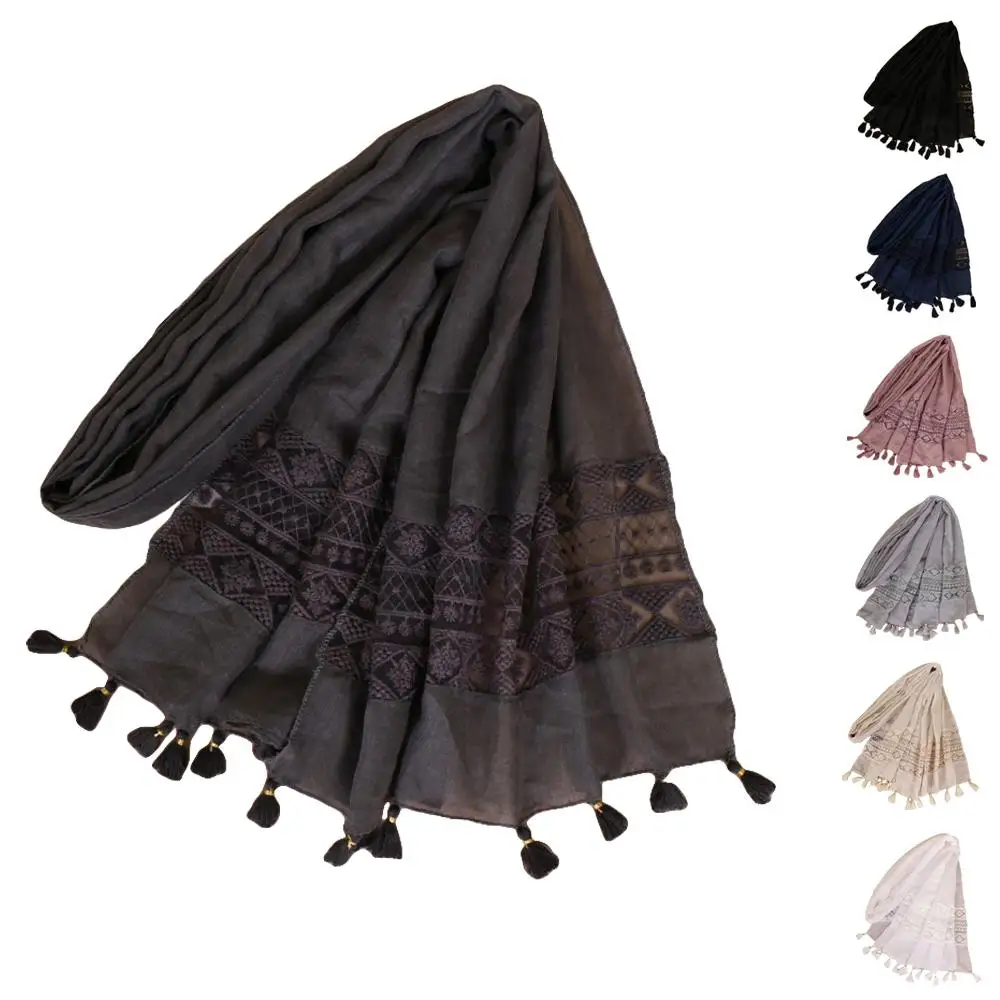 Women Tassel Hijab Shawl Maxi Scarf Fashion Fringe Scarves Muslim Wrap Stole Islamic Turban Long Scarf Headscarf Arab Amira New
Women Tassel Hijab Shawl Maxi Scarf Fashion Fringe Scarves Muslim Wrap Stole Islamic Turban Long Scarf Headscarf Arab Amira New
