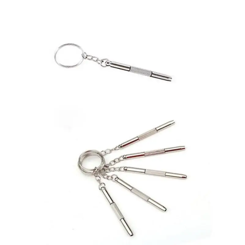 Mini Keychain Screwdriver Mobile Eyeglass Sunglasses Watch Repair Kit Tool Tools Key Chain LX7296
Mini Keychain Screwdriver Mobile Eyeglass Sunglasses Watch Repair Kit Tool Tools Key Chain LX7296