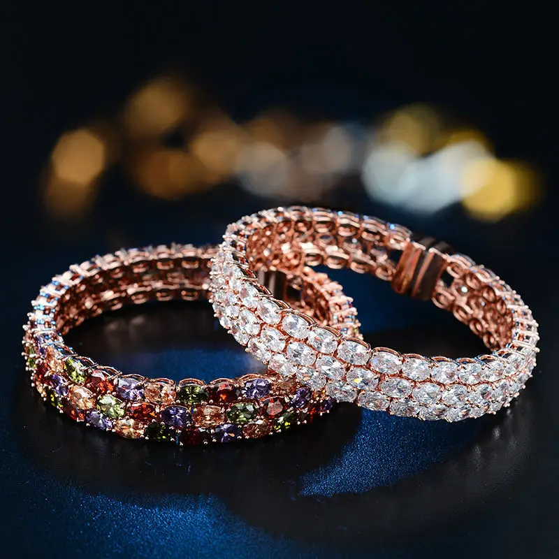 Top Quality Charm Bracelets Bijoux Fine Jewelry CZ Austrian Crystal Bracelet For Women Pulseras Mujer
Top Quality Charm Bracelets Bijoux Fine Jewelry CZ Austrian Crystal Bracelet For Women Pulseras Mujer