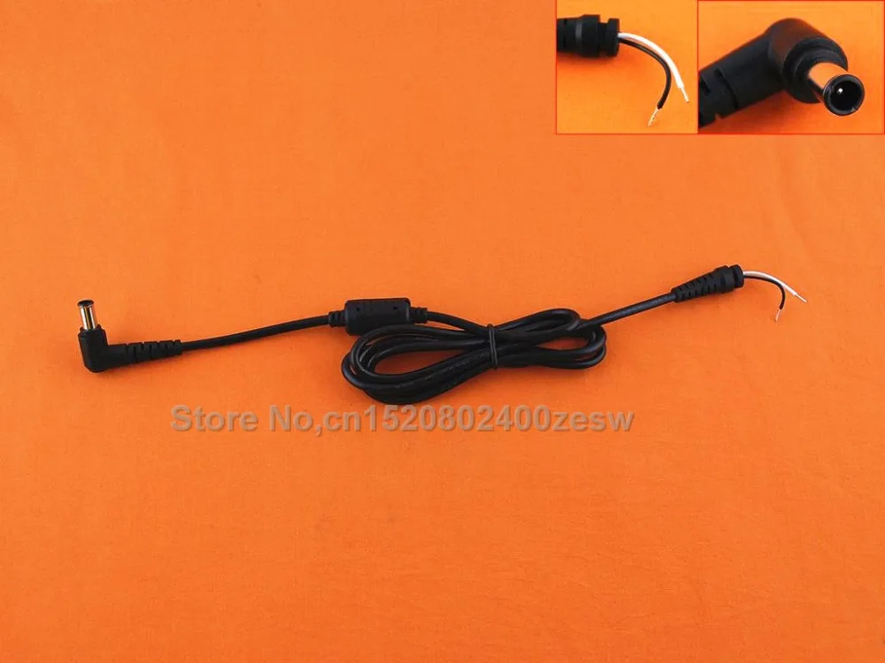 New L-shaped DC 6.5x1.4x4.4mm DC Cords 1.2M 90 Right Angle cable power adapter connector cord For PC Laptop Notebook
New L-shaped DC 6.5x1.4x4.4mm DC Cords 1.2M 90 Right Angle cable power adapter connector cord For PC Laptop Notebook