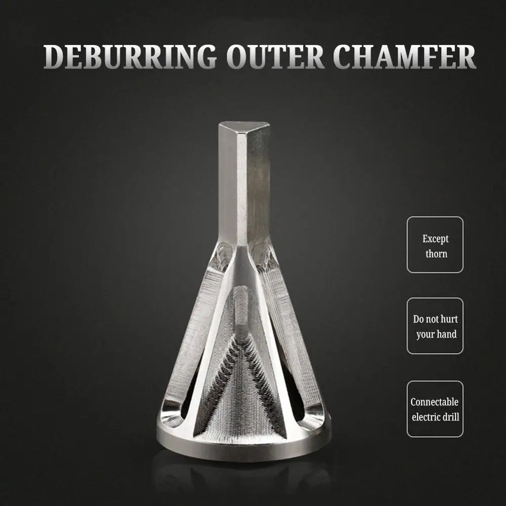 Hot Fashion Stainless Steel Deburring External Chamfer Tool High Strength Hardness Drill Bit Remove Burr Silver Drop Shipping
Hot Fashion Stainless Steel Deburring External Chamfer Tool High Strength Hardness Drill Bit Remove Burr Silver Drop Shipping